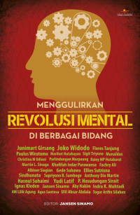 Image of Menggulirkan Revolusi Mental di Berbagai Bidang